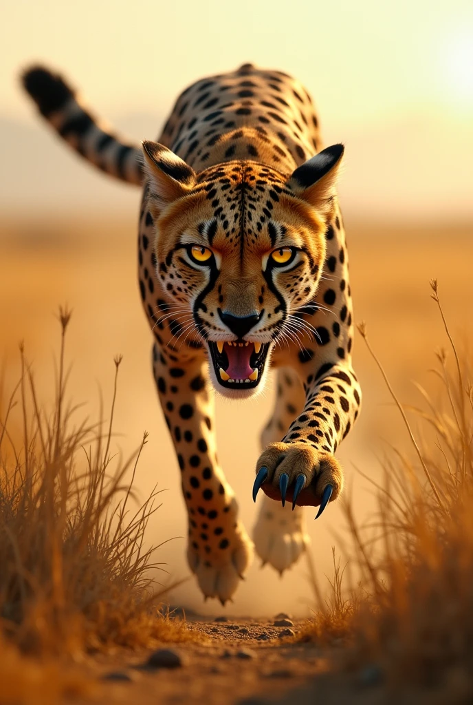 Dangerous cheetah 


