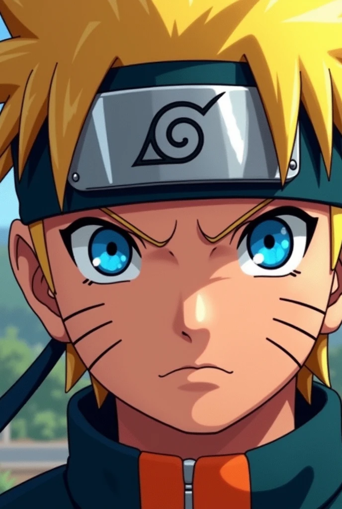 uzumaki naruto face close up