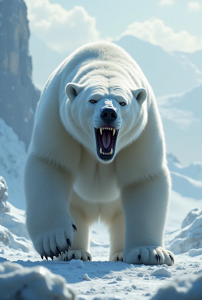 dangerous polar bear