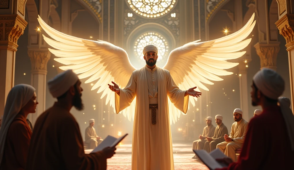  Muslim male angel teaches Muslims magic
