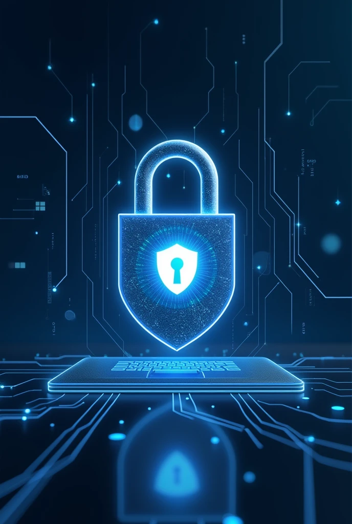 Easy drawing about digital security