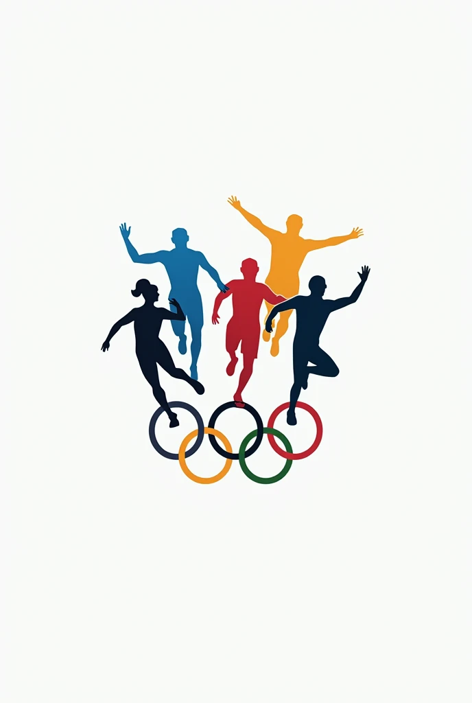 An abstract logo for school olympics