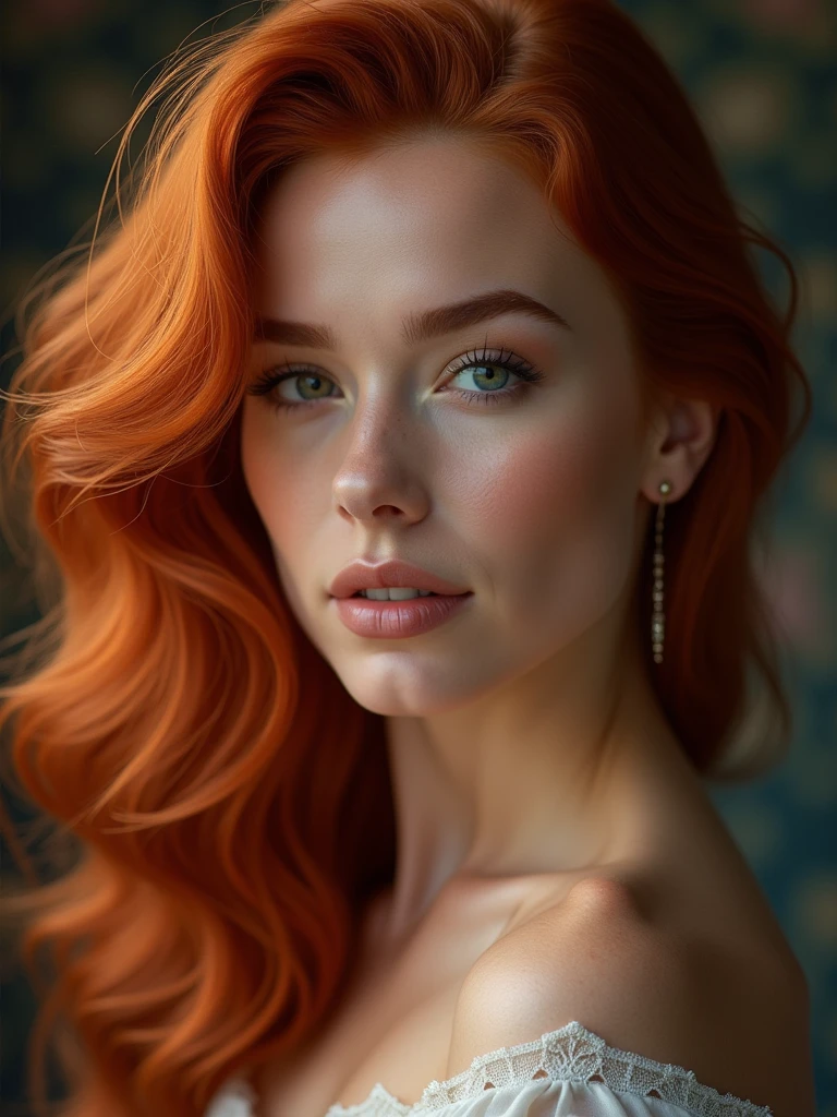 ((((photorealistic)))), photo of world's most beautiful and drop dead gorgeous redhead girl of all time, sexy pose, seductive facial expression, photorealistic, hyperrealism, ultra sharp, ultra focused, masterpiece, best quality, highres, UHD, depth of field, 4k, RTX, HDR, __hairstyles__, __expressions__, __camera_effects__, __camera_focus__, __lighting__