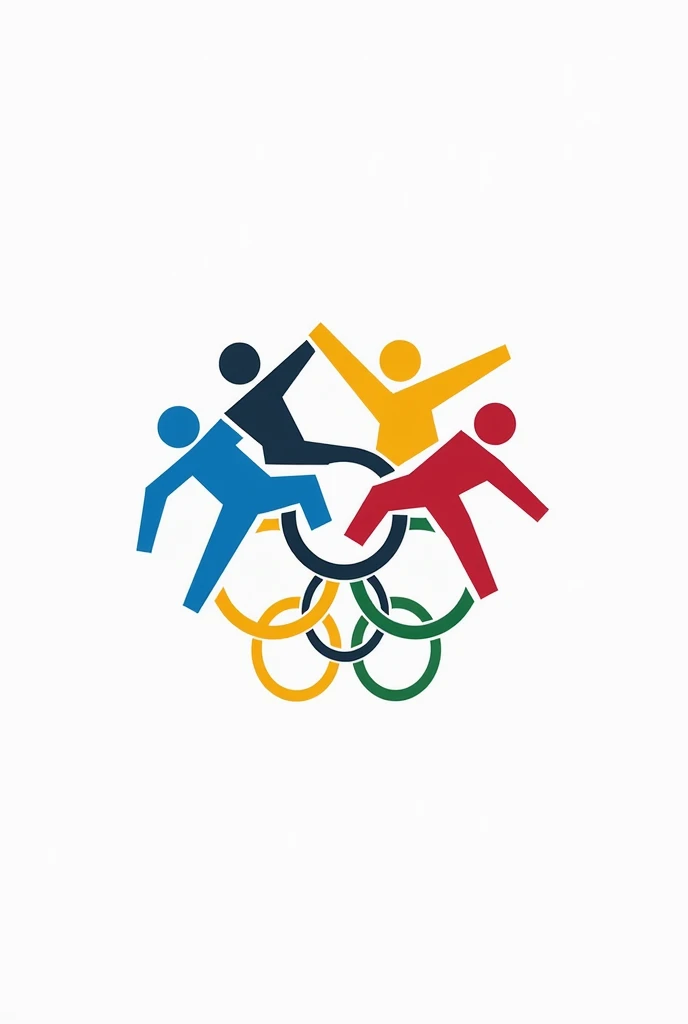 An abstract logo for school olympics