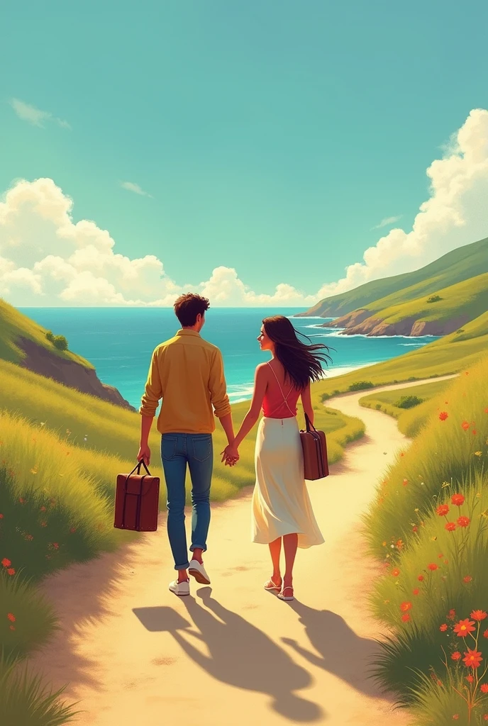 I want a picture related to love song and travel life