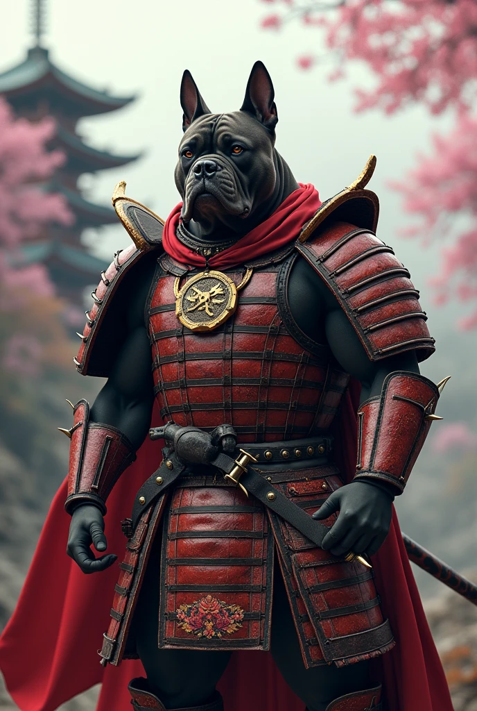 American Bully samurai