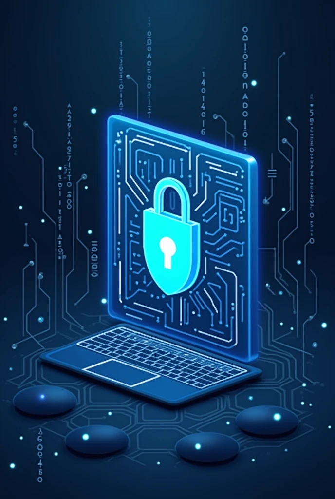 Easy drawing about digital security 