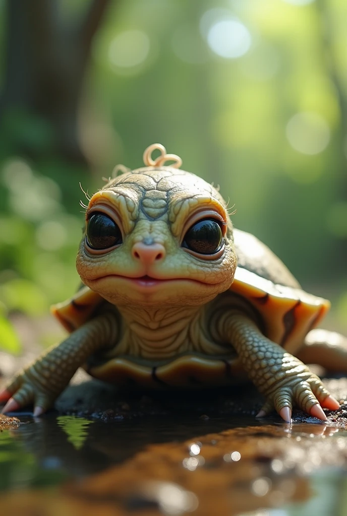  turtle with human face