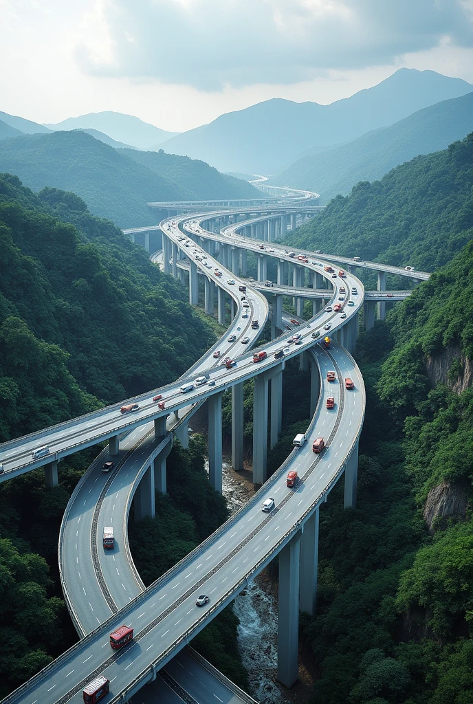 Highway network, bridges, tunnels and roads that facilitate the transport of people and goods.
Importance: Crucial support for the country's economic and social development.