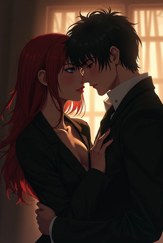 Light Yagami kissing L