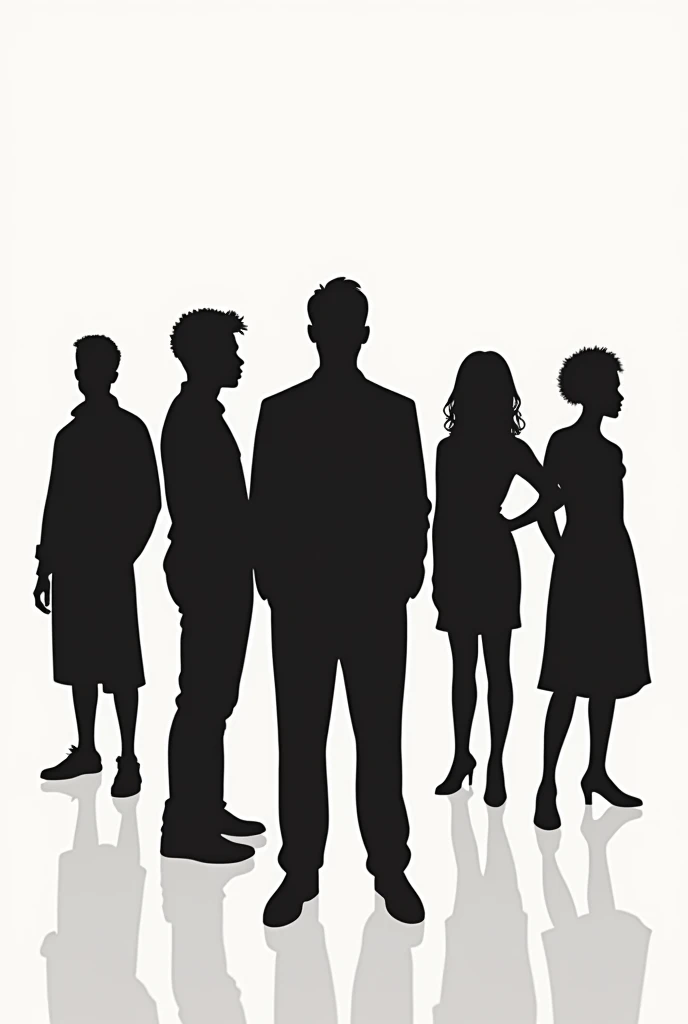 Vector Black People Silhouette