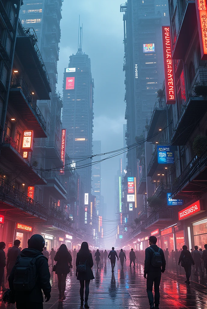 City of Teresina Piauí in a cyberpunk future