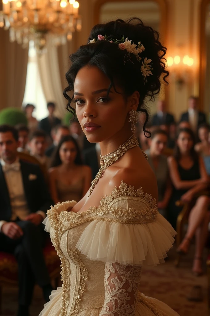 Rihanna as a character in the Netflix series "Bridgerton"