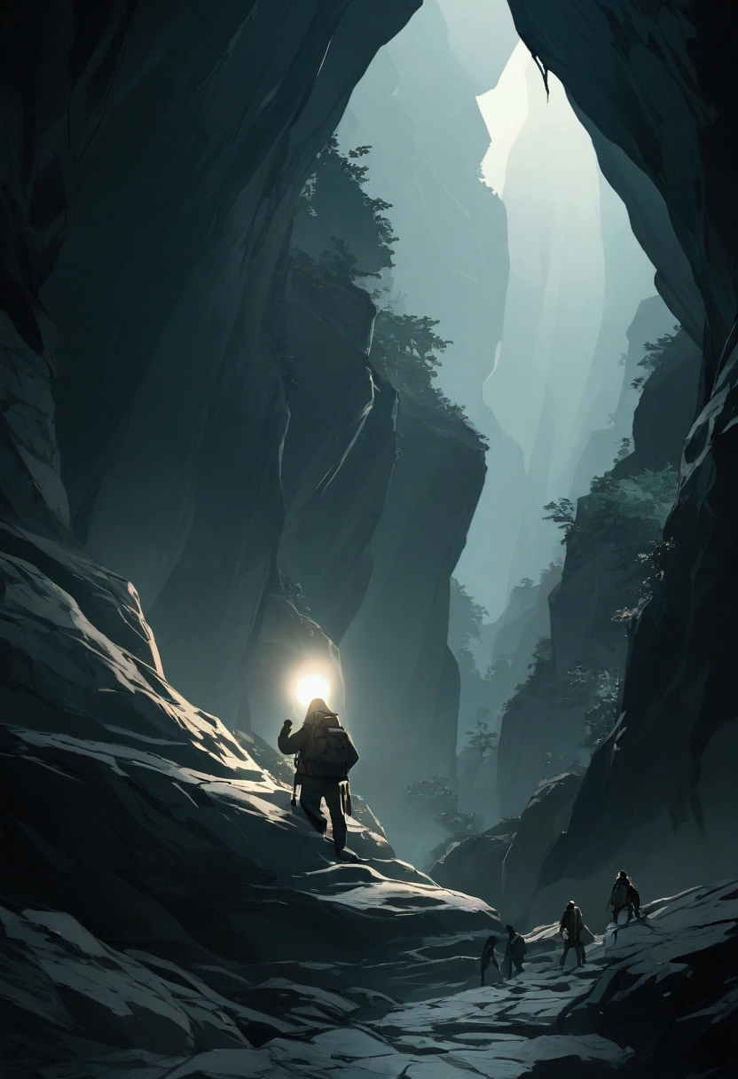 The next day, Armed with a flashlight and basic exploration equipment, Elijah began his journey to the cave. The route was arduous: had to climb slippery rocks and traverse dangerous areas. However, Elijah's determination was unbreakable.