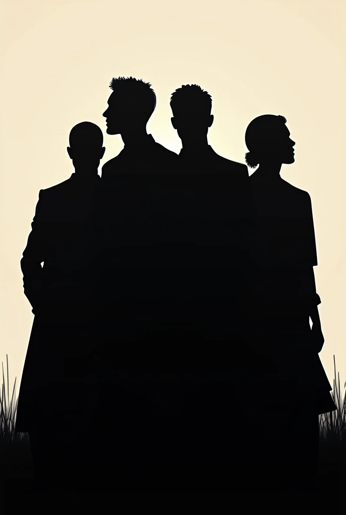  Silhouette Vector Black People