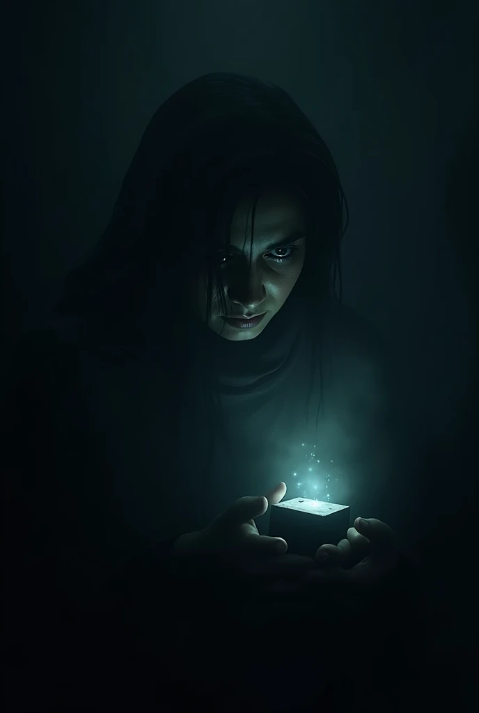 *Darkness and Silence**: The entire scene should be dominated by darkness, with only the faint light from the box and the illumination of Amar’s face visible.
This image would create a terrifying and thrilling atmosphere, giving the audience a sense of the story’s intensity and fear.