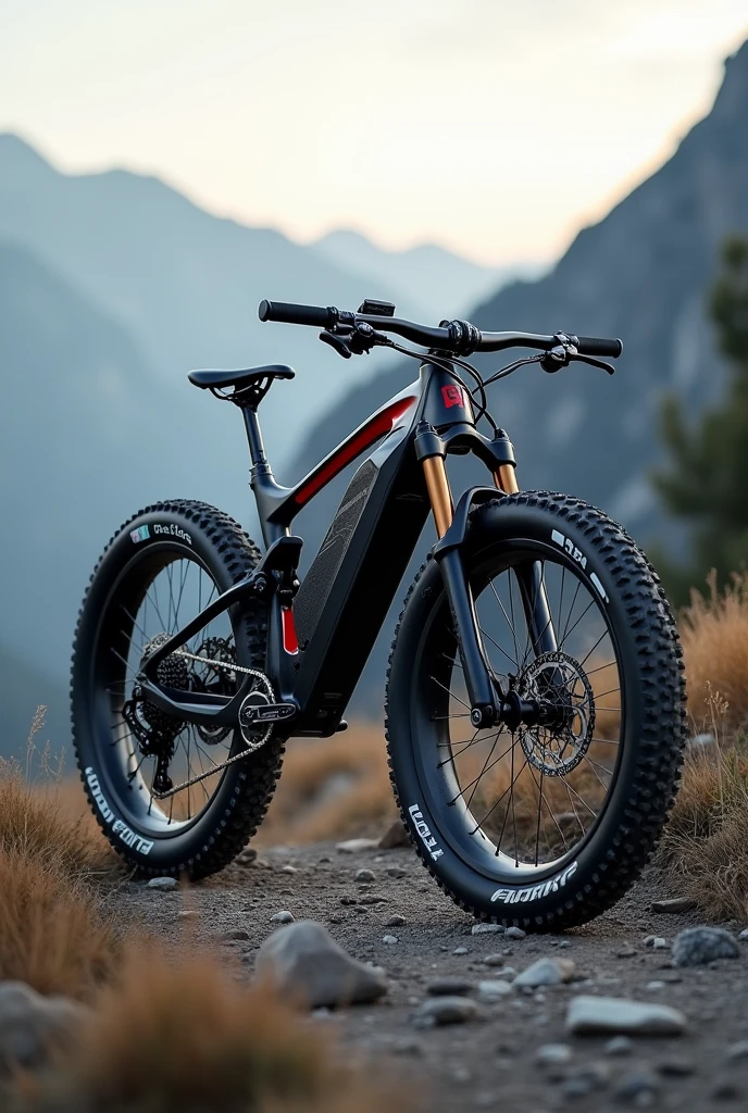 Mountain bike in Audi Sport design