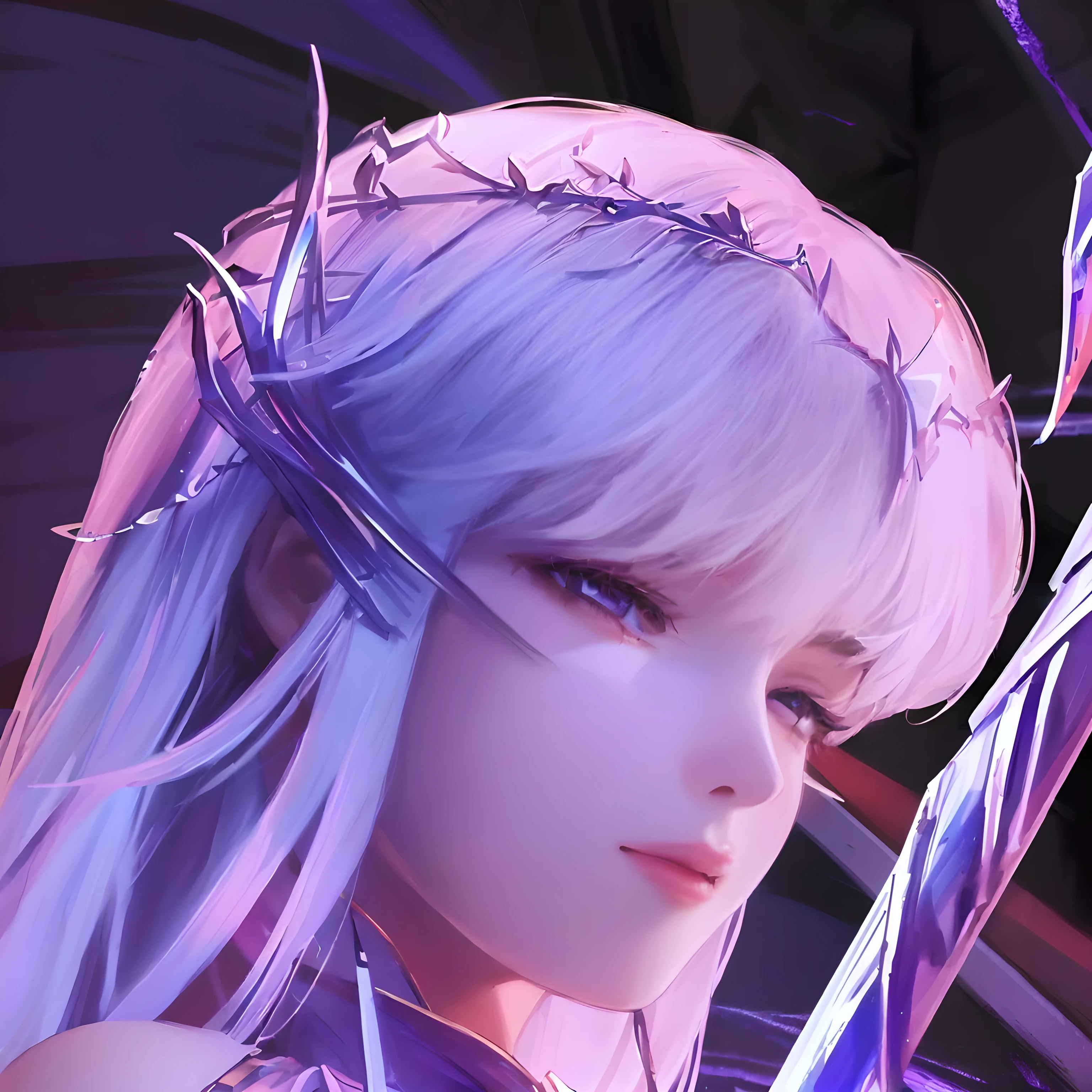 (masterpiece:1.3), (8K, original photo, best quality: 1.4), (1 girl), Pretty Face, (Two-dimensional face),trace,Obvious brushstrokes,Partially two-dimensional style