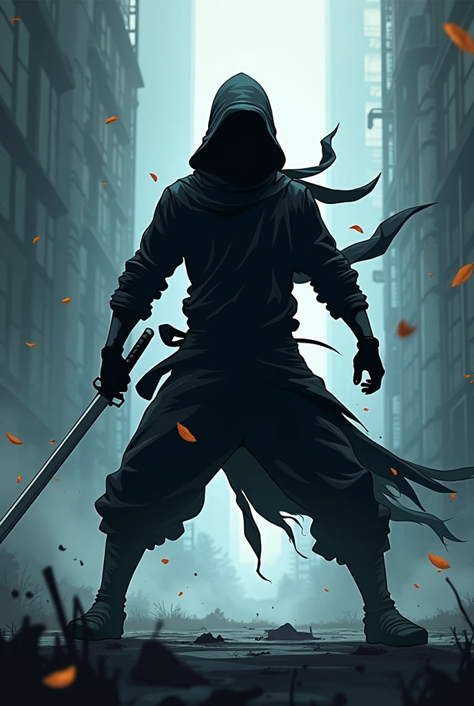 Movie poster,by a ninja stickman