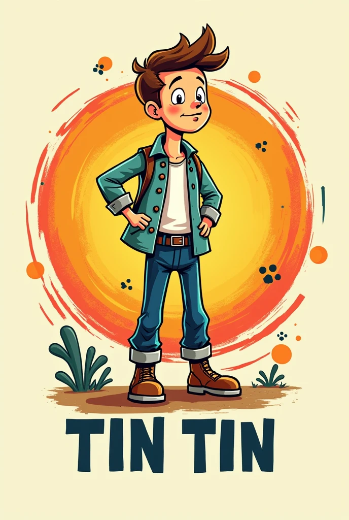 Tin tin kids Tv logo
