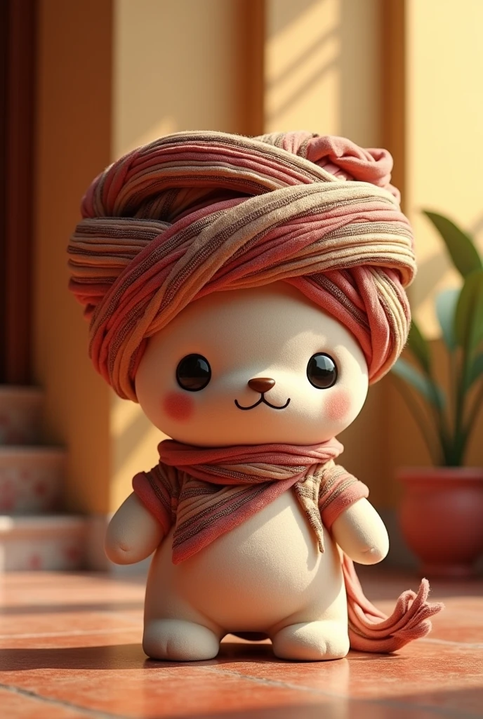 Stuffed toy with Arab turban