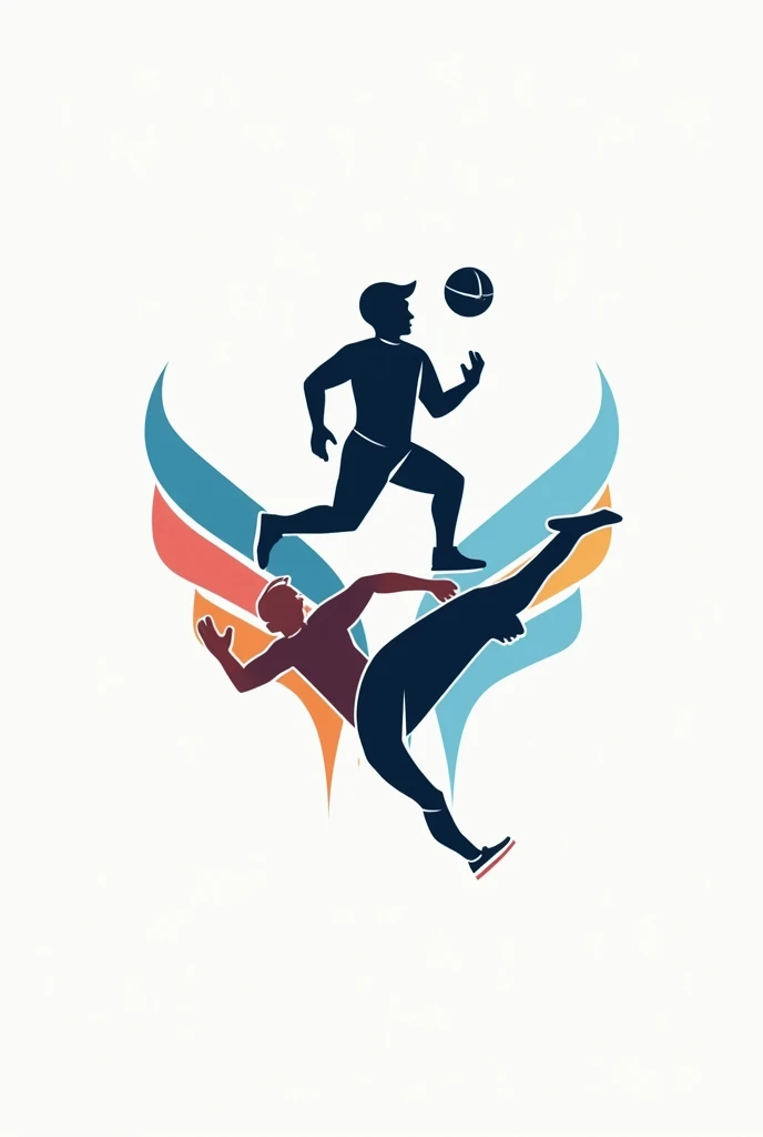 An abstract logo for school olympics