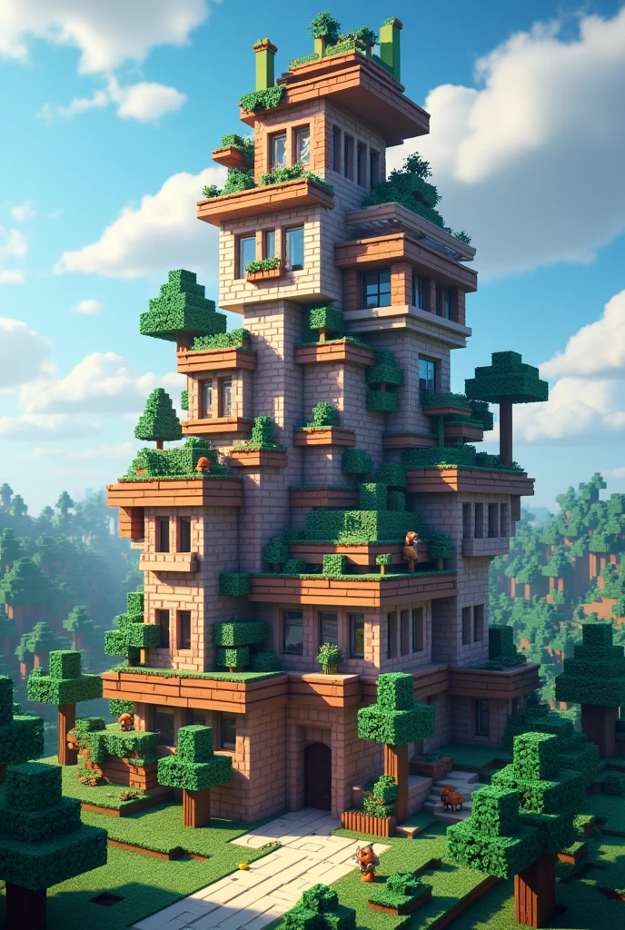 Create minecraft structure 