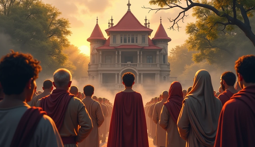 Describe the aftermath of the successful capture of the criminals. How does the village react to Arjun's bravery, and what happens to the haunted mansion afterward?"