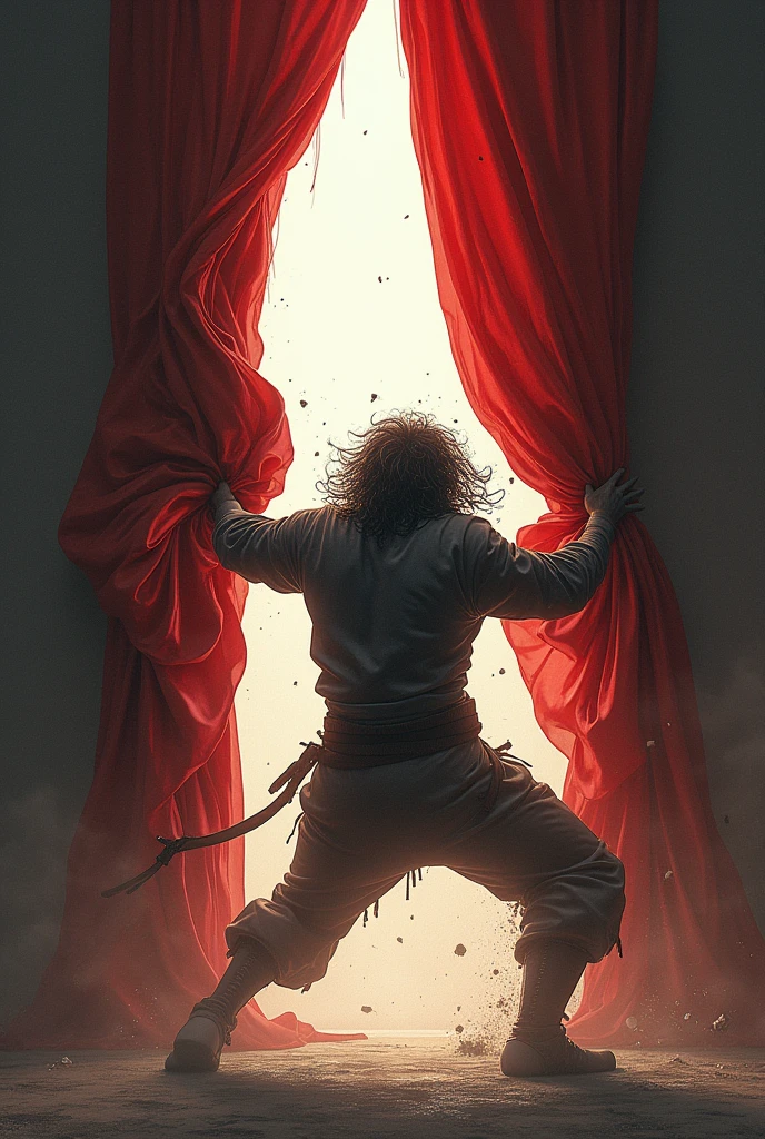 A curtain fighting