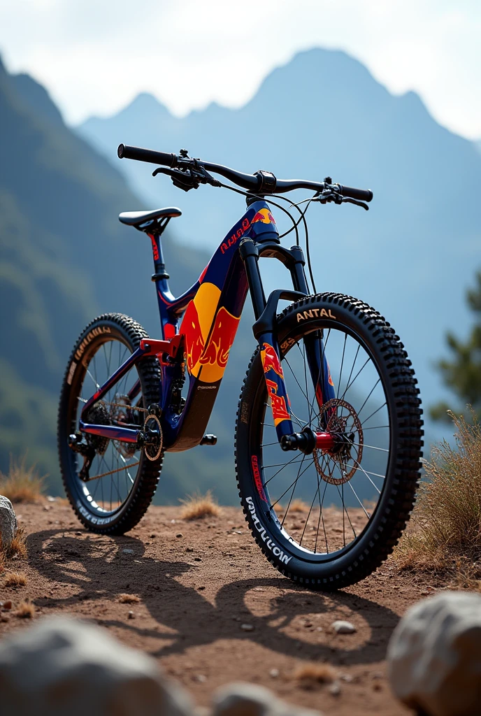 Mountain bike with Red Bull design - Honda F1