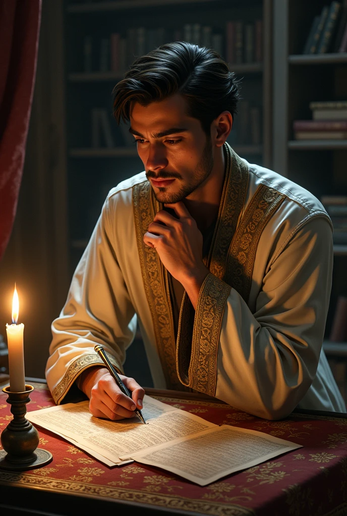A Muslim vizier as a ung writer
