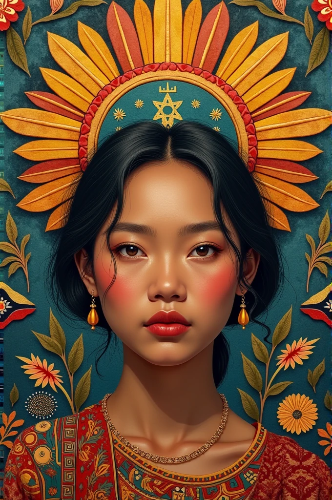 Poster, beautiful, meaning ful drawing, about wikang mapagpalaya