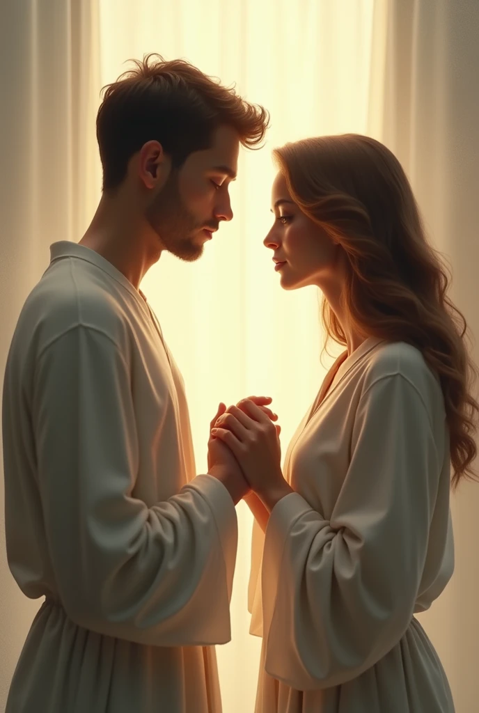 An image of humility and charity hand in hand.