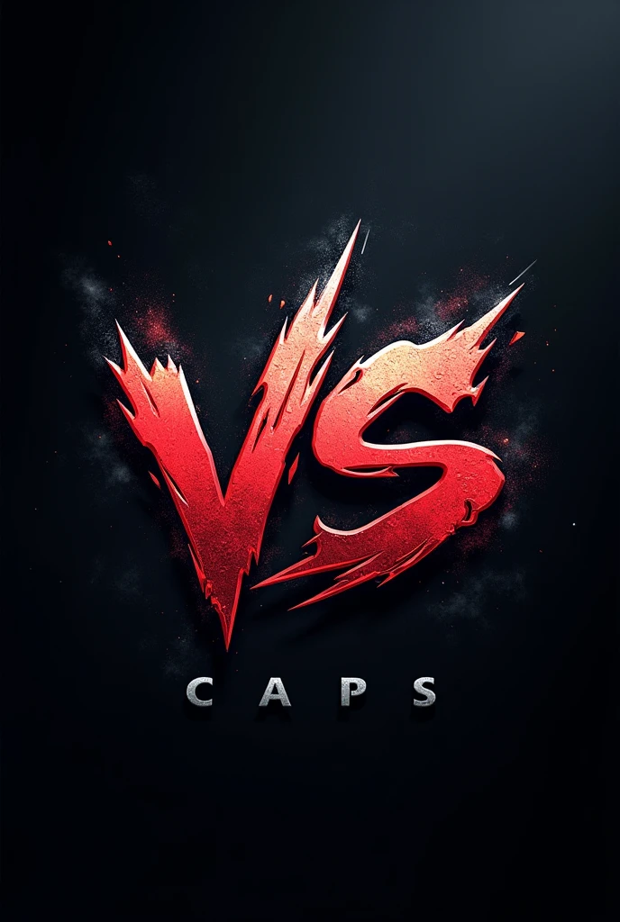 Generate a caps logo with the name VS CAPS