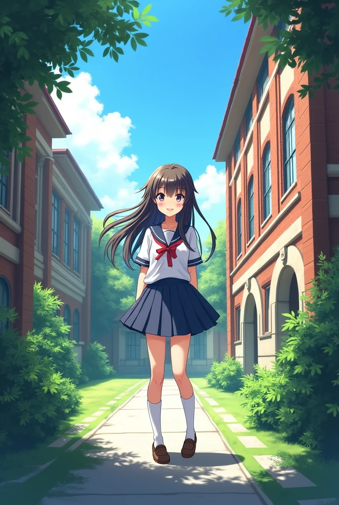 Anime girl High school