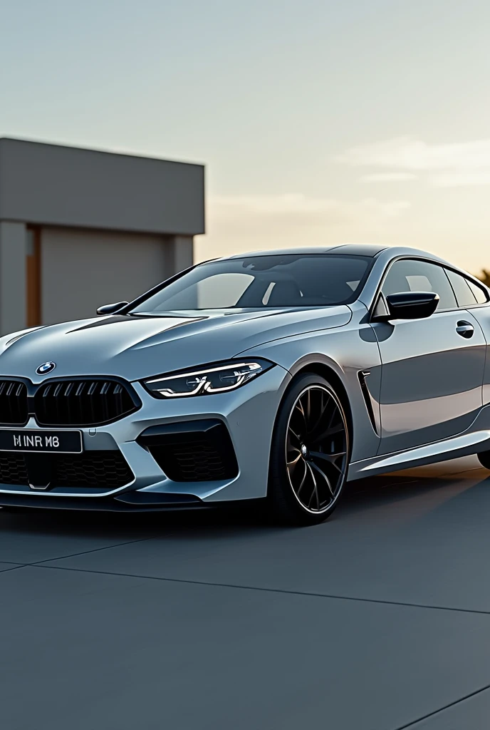 Bmw m8 front and side ai image