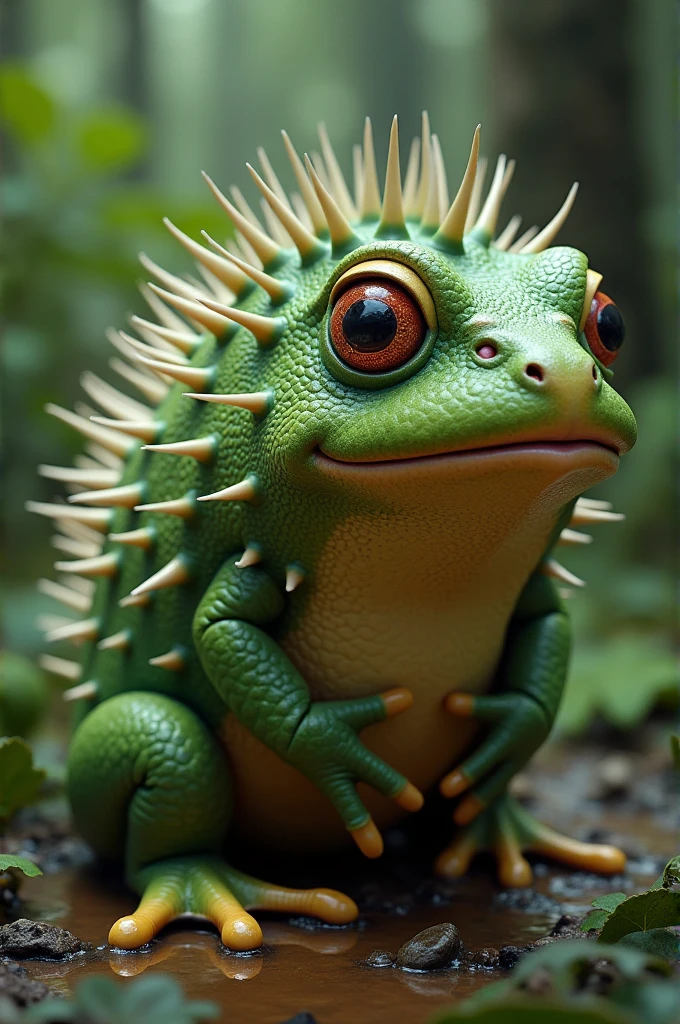 Porcupine mix frog
