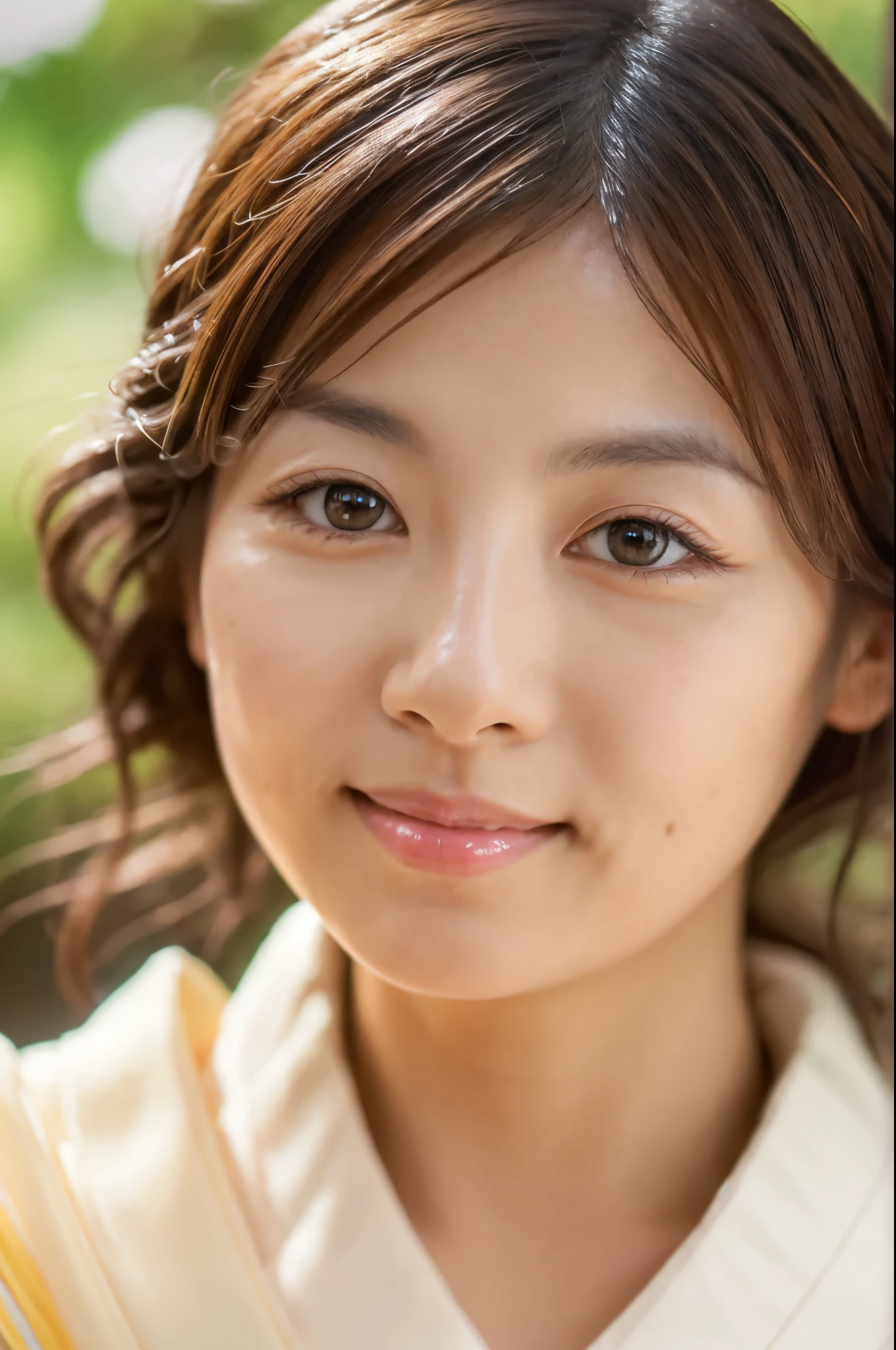 (best quality,highres,ultra-detailed),((portrait)),A beautiful Japanese lady, beautiful detailed eyes, beautiful detailed lips, extremely detailed face, long eyelashes,soft smile, flowing hair, natural lighting, wearing Japanese elegant Kimono,