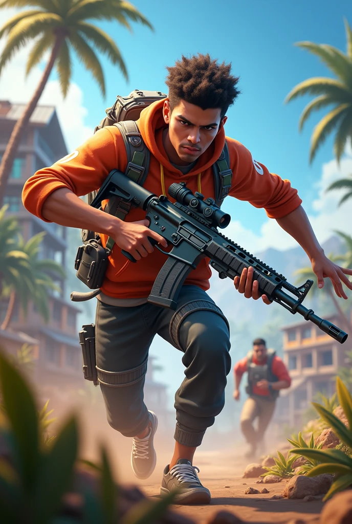 Manoel Gomes playing free fire