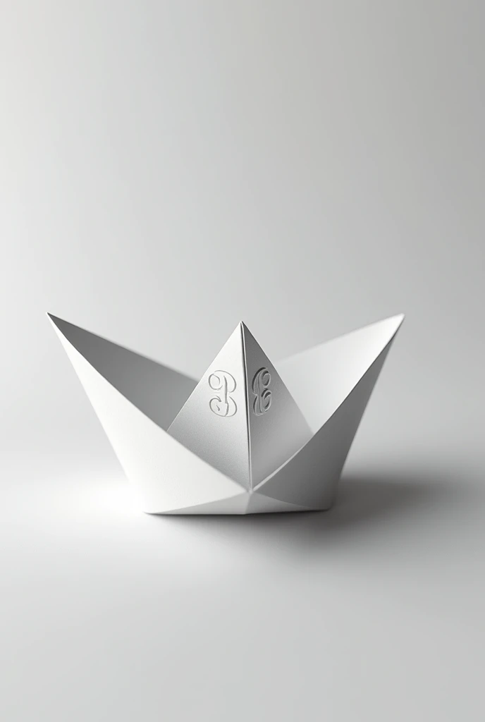 ETA logo engraved on the 2D paper boat