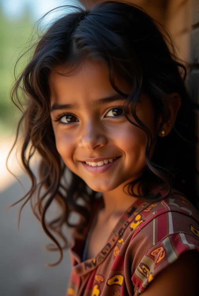 Bolivian girl 2 half body