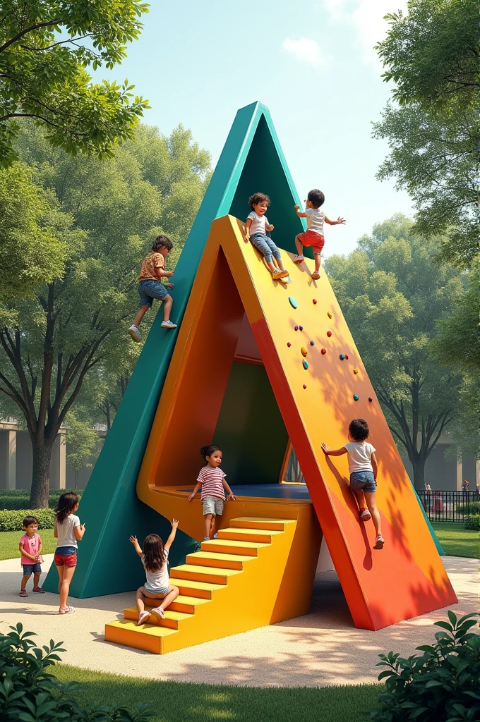 Create playground with triangle shape
