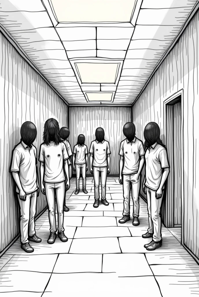 An line art College of questioning the society of the social criminal war rape issue drugs and doodle type rape of doctor 
like an painting 
