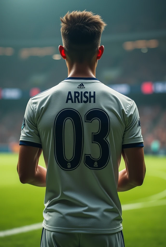 Show me a player named ARISH in his back and 03