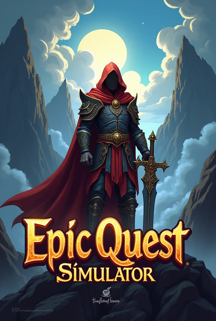 Game logo with name (Epic Quest Simulator)