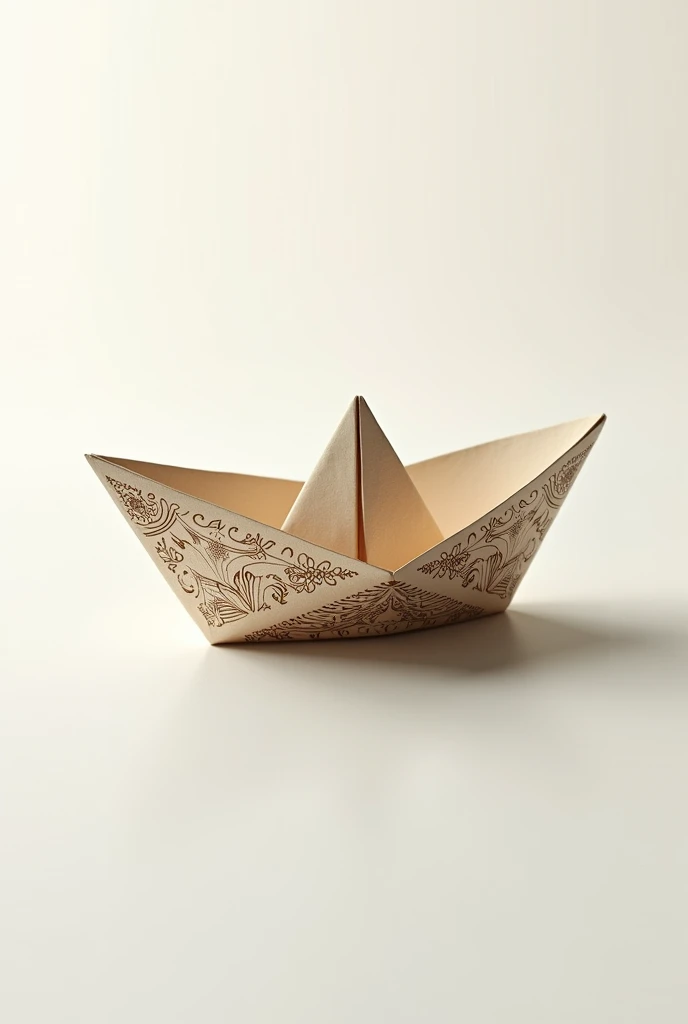 ETA engraved paper boat logo