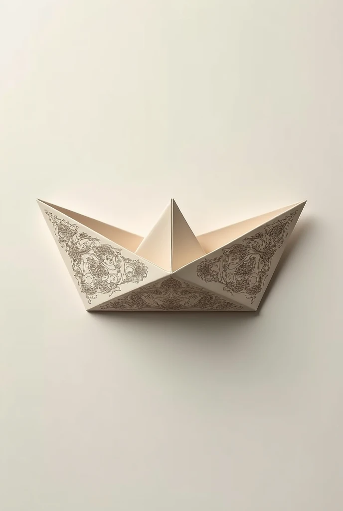 ETA engraved paper boat logo