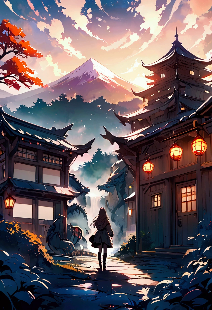 Dragon , night
