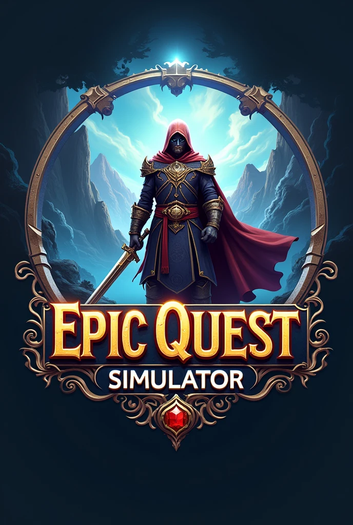 Game logo with name (Epic Quest Simulator)