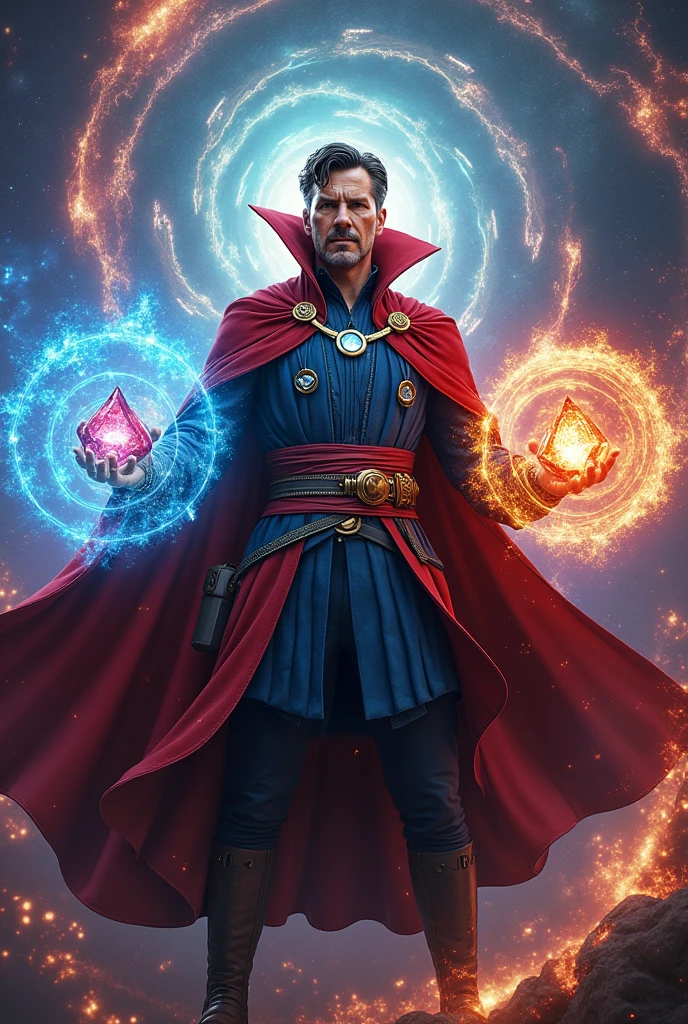 doctor strange with the infinity gems